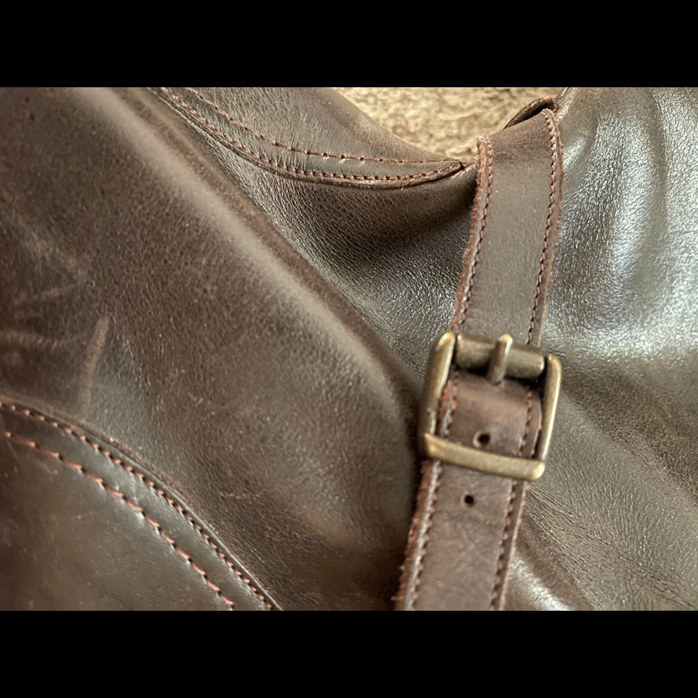 Frye Dorado brown leather riding boots sz 9M - Picture 10 of 12